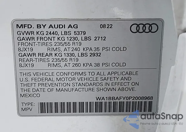 WA1BBAFY0P2008968: 43554953