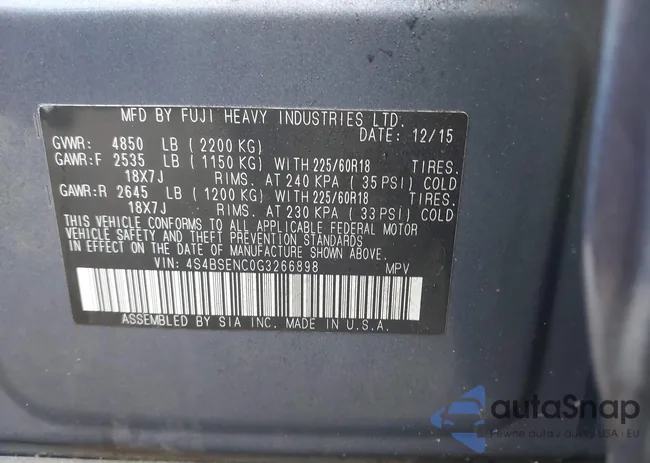 4S4BSENC0G3266898: 43555410