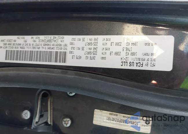 1C4NJDBB0FD240191: 43555503