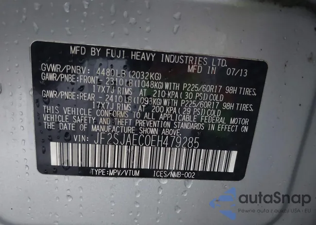 JF2SJAEC0EH479285: 43555638