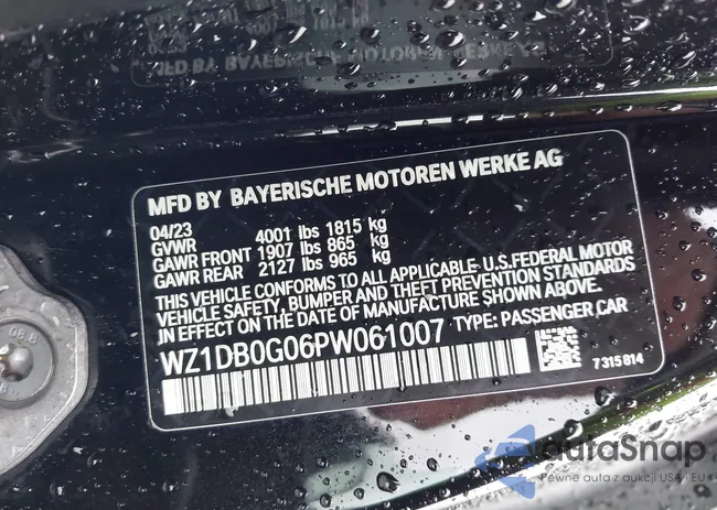 WZ1DB0G06PW061007: 43555671