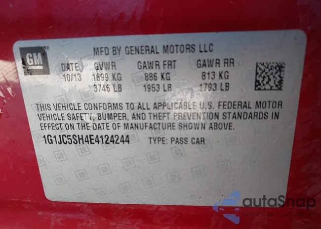 1G1JC5SH4E4124244: 43555821