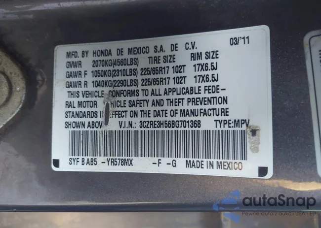 3CZRE3H56BG701368: 43556406