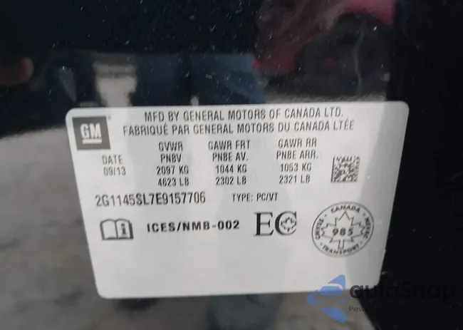 2G1145SL7E9157706: 43556639