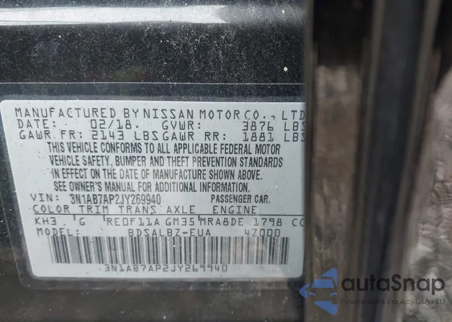 3N1AB7AP2JY269940: 43556710