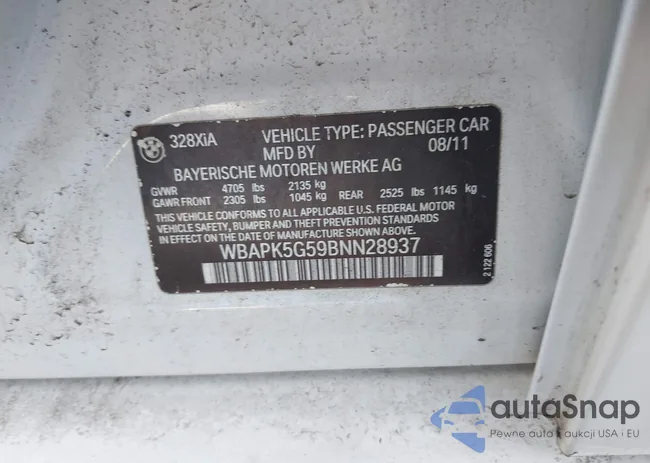 WBAPK5G59BNN28937: 43556932