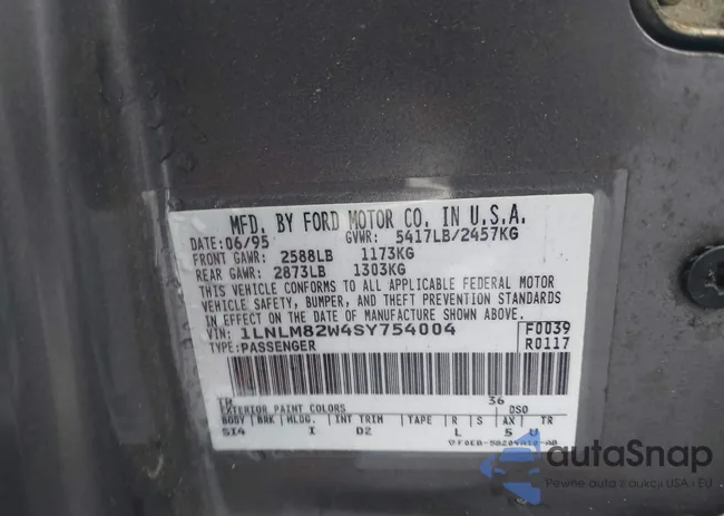 1LNLM82W4SY754004: 43556143