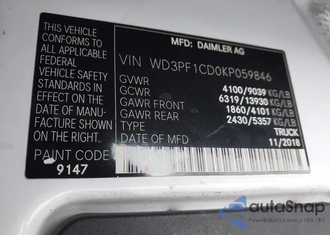 WD3PF1CD0KP059846: 43556974