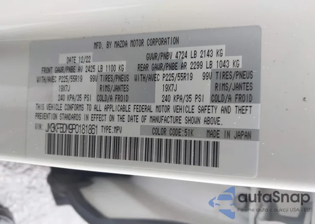 JM3KFBDM9P0181861: 43557059