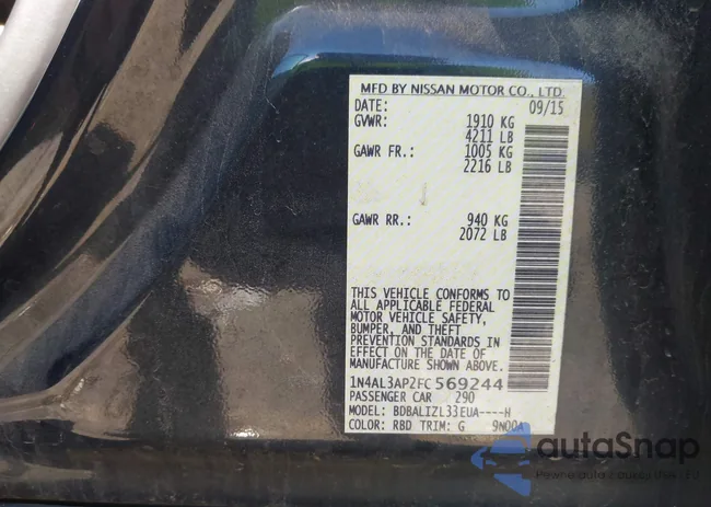 1N4AL3AP2FC569244: 43558467