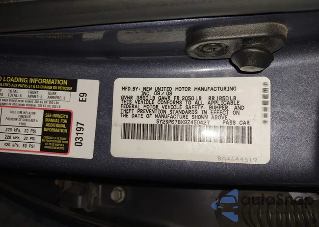 5Y2SP678X9Z450427: 43558488