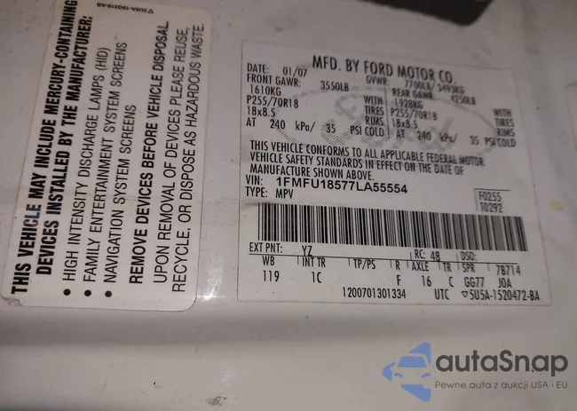 1FMFU18577LA55554: 43558555