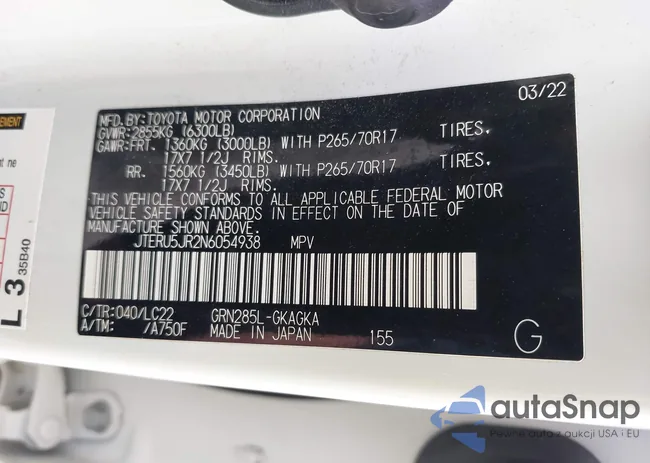 JTERU5JR2N6054938: 43558574