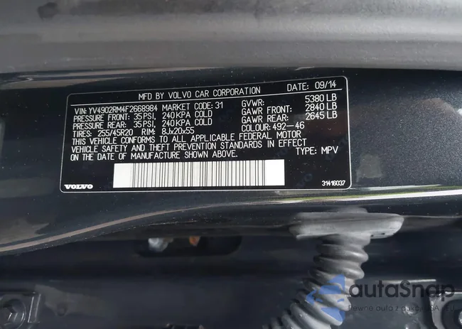 YV4902RM4F2668984: 43558654