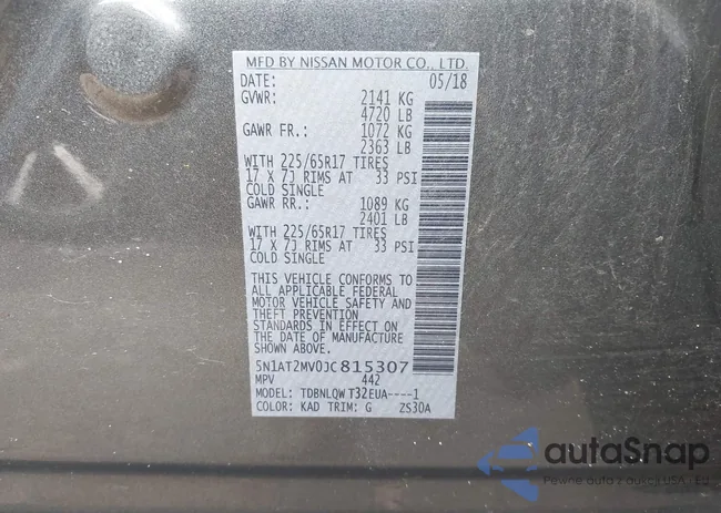 5N1AT2MV0JC815307: 43558718