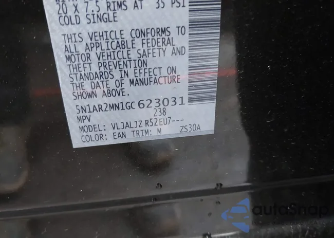 5N1AR2MN1GC623031: 43558771