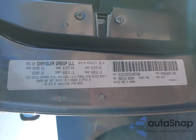 2C3CCAGG7EH357390: 43558860