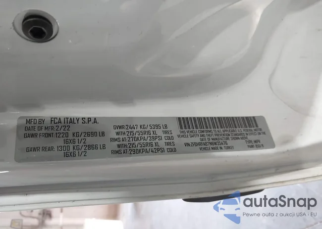 ZFBHRFAB7N6W35476: 43558093