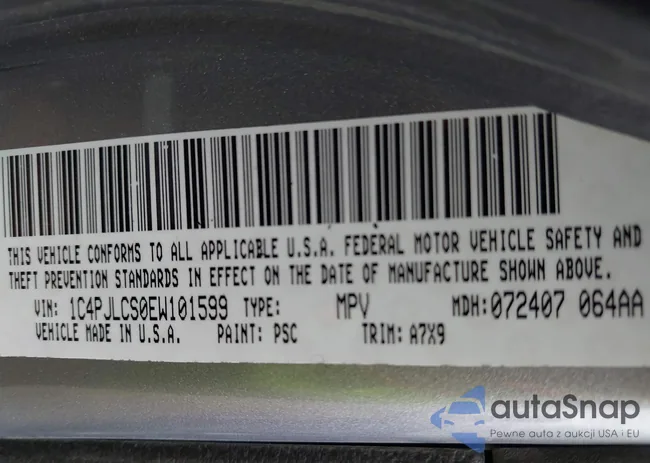 1C4PJLCS0EW101599: 43559434