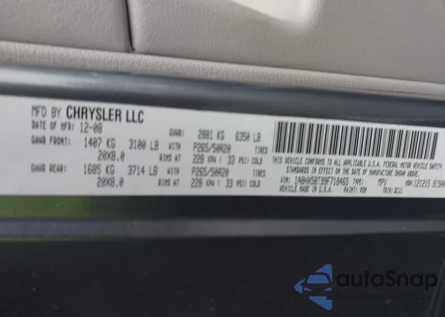 1A8HX58T99F718465: 43559675