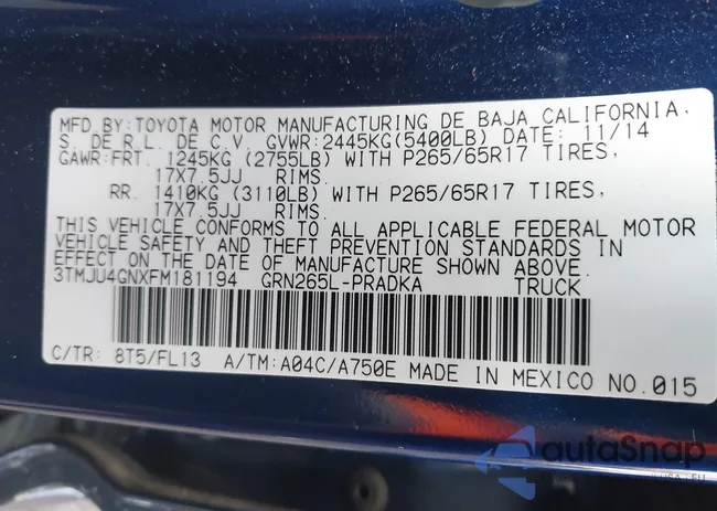 3TMJU4GNXFM181194: 43559326