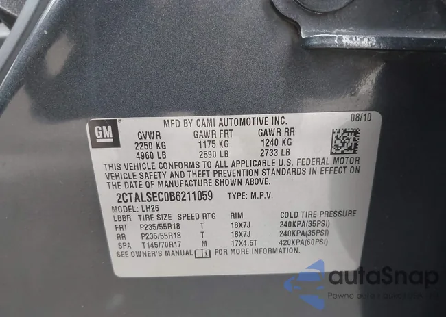 2CTALSEC0B6211059: 43560757