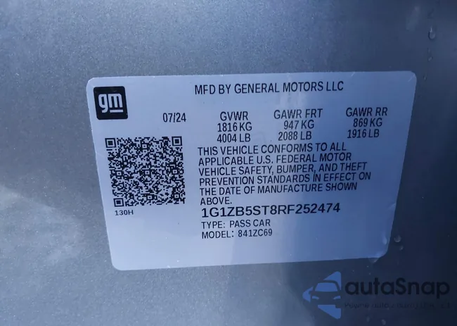 1G1ZB5ST8RF252474: 43560055