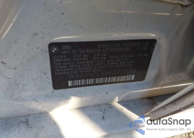 WBAPK7C54BA972588: 43561458