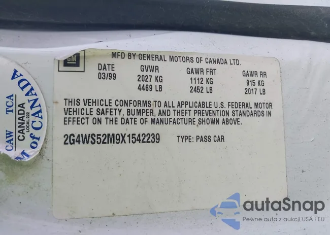 2G4WS52M9X1542239: 43561486