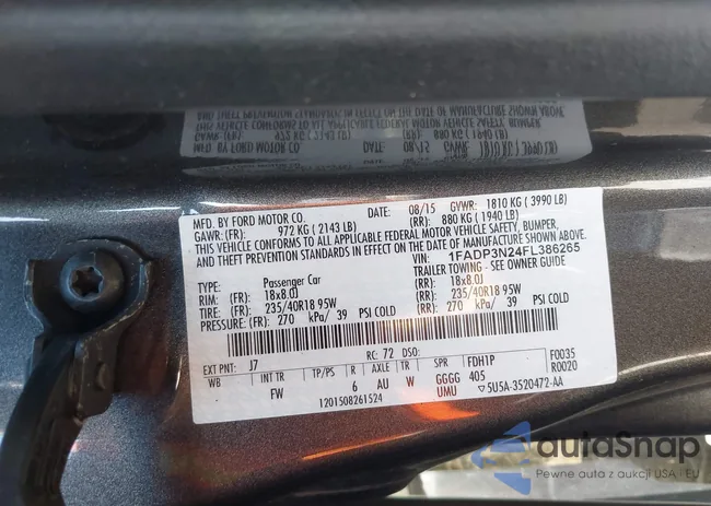 1FADP3N24FL386265: 43561491