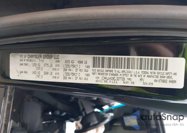 1C4AJWAG9EL327728: 43561817