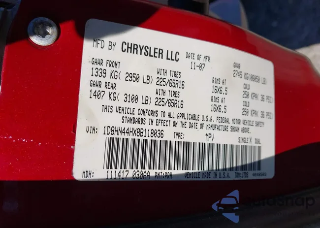 1D8HN44HX8B118036: 43561922