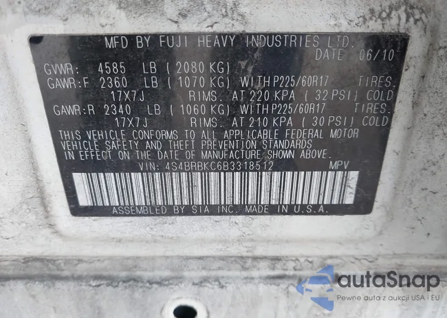 4S4BRBKC6B3318512: 43561941