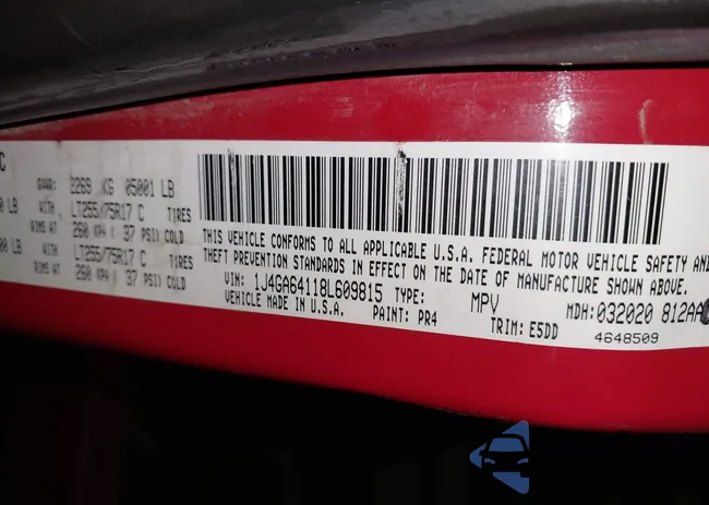 1J4GA64118L609815: 43562605