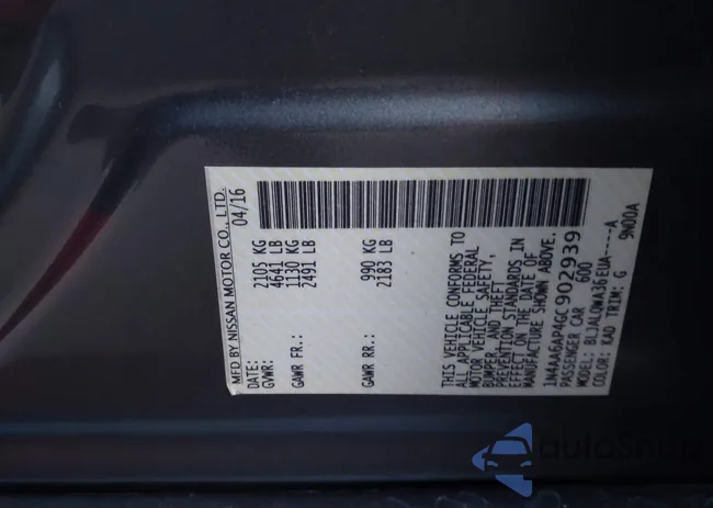 1N4AA6AP4GC902939: 43562163