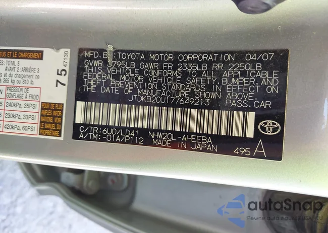 JTDKB20U177649213: 43562194