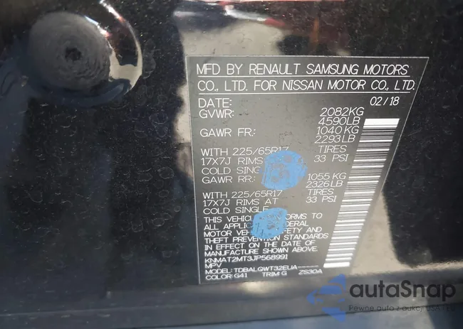 KNMAT2MT3JP568991: 43562262