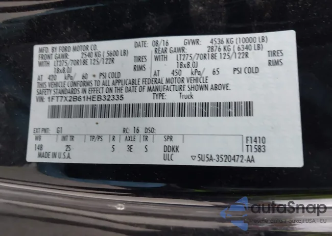 1FT7X2B61HEB32335: 43563659