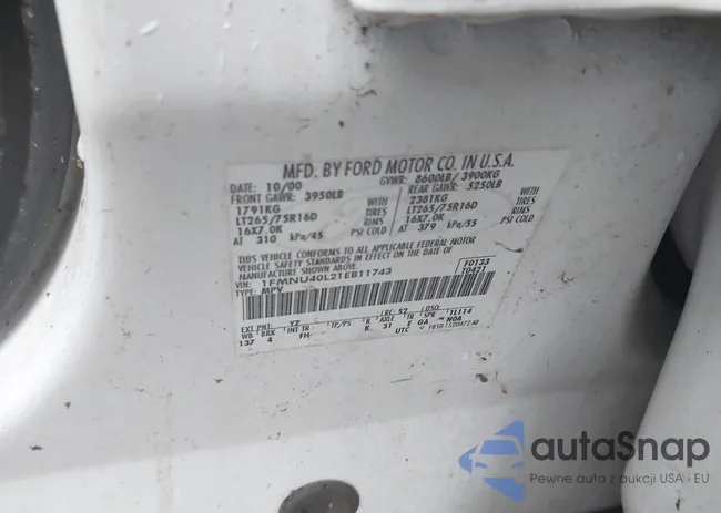 1FMNU40L21EB11743: 43563703