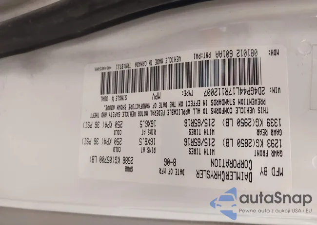 2D4GP44L17R112007: 43563759