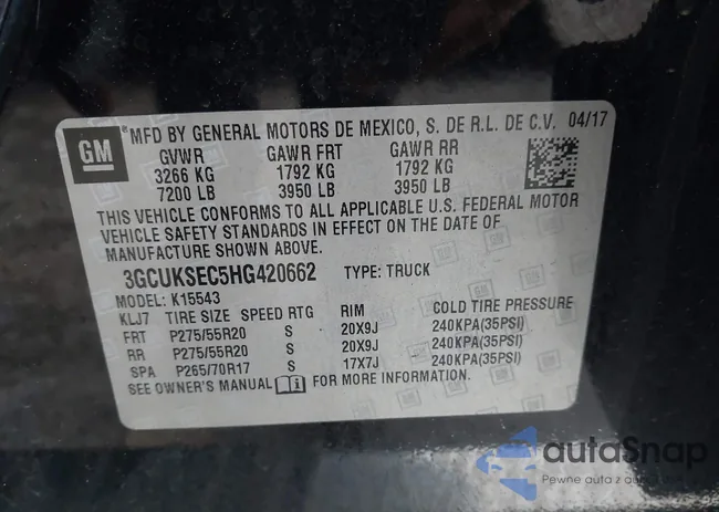 3GCUKSEC5HG420662: 43563814