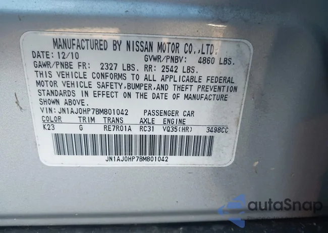 JN1AJ0HP7BM801042: 43563853