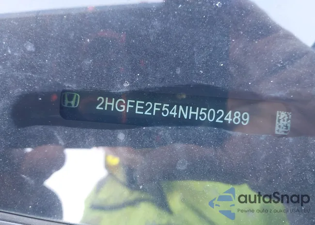 2HGFE2F54NH502489: 43564776