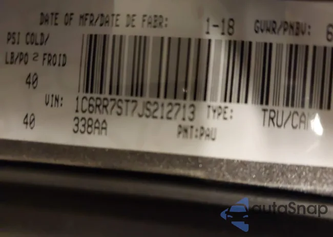 1C6RR7ST7JS212713: 43564162