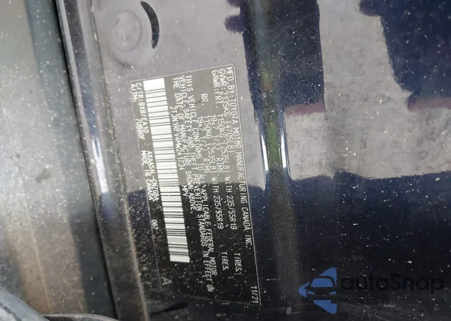 2T3N1RFV4MW241734: 43565817