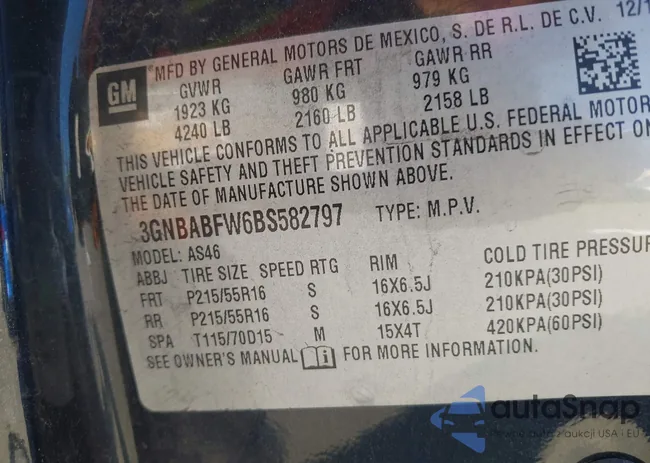 3GNBABFW6BS582797: 43565829