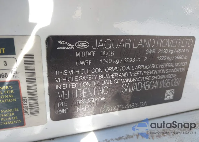 SAJAD4BG4HA951397: 43564976