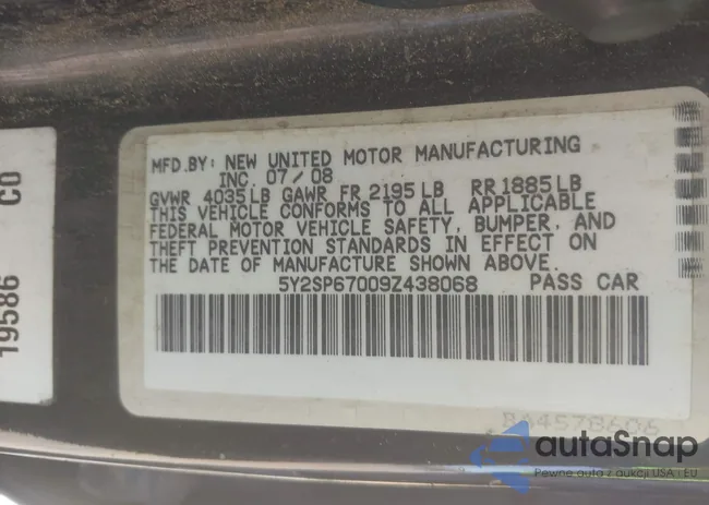 5Y2SP67009Z438068: 43565041