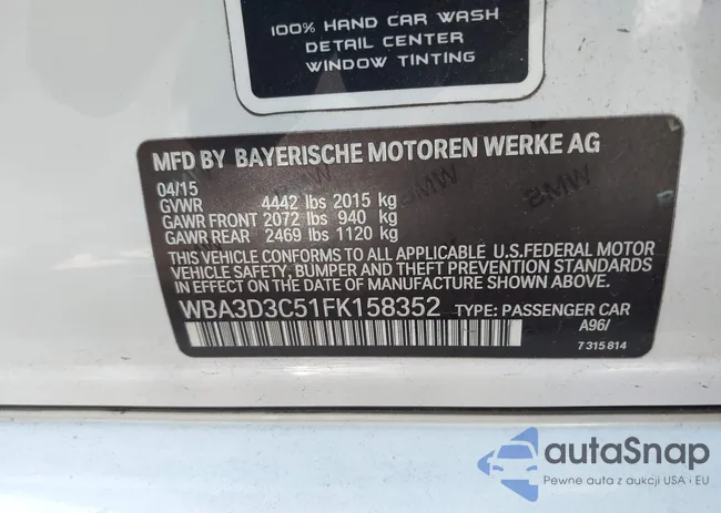 WBA3D3C51FK158352: 43565339