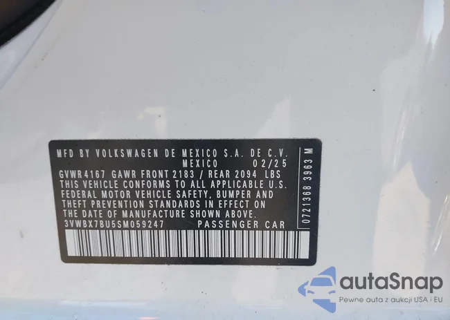 3VWBX7BU5SM059247: 43566928